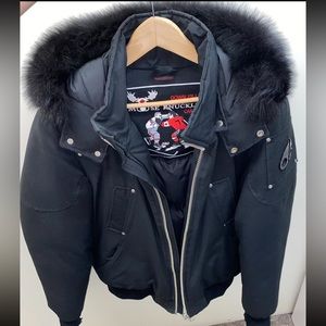 Mens Moose Knuckles Ballistic Bomber Winter Jacket
